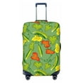 thumbnail image 1 of Travel Luggage Cover Protector - Cucumber ratta flower Anti-Scratch Suitcase Covers Fits 18-32 Inch Luggage, 1 of 5
