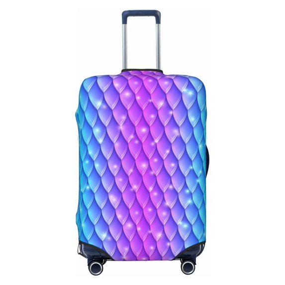 Travel Luggage Cover Protector - Dragon Skin Fish Scale Anti-Scratch Suitcase Covers Fits 18-32 Inch Luggage