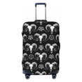 thumbnail image 1 of Travel Luggage Cover Protector - Gothic Cool Goat Skull Anti-Scratch Suitcase Covers Fits 18-32 Inch Luggage, 1 of 5