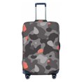 thumbnail image 1 of Travel Luggage Cover Protector - Grey Red Camouflage Anti-Scratch Suitcase Covers Fits 18-32 Inch Luggage, 1 of 5