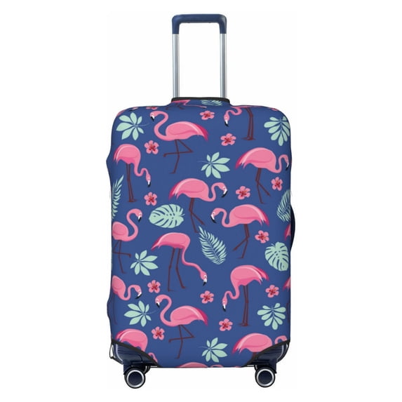 Travel Luggage Cover Protector - Leaves Bird Anti-Scratch Suitcase Covers Fits 18-32 Inch Luggage