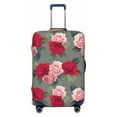 thumbnail image 1 of Travel Luggage Cover Protector - Red Pink Rose Flowers Anti-Scratch Suitcase Covers Fits 18-32 Inch Luggage, 1 of 5