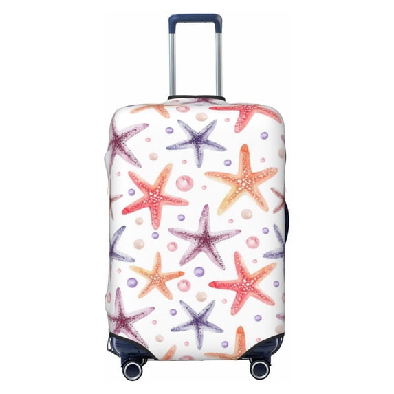 Travel Luggage Cover Protector - Starfish 1 Anti-Scratch Suitcase Covers Fits 18-32 Inch Luggage