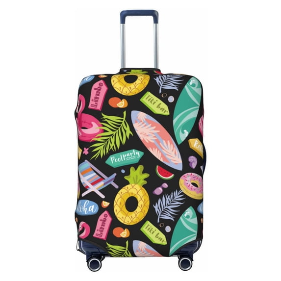 Travel Luggage Cover Protector - Summer beach decoration Anti-Scratch Suitcase Covers Fits 18-32 Inch Luggage