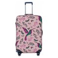 thumbnail image 1 of Travel Luggage Cover Protector - Traditional Hummingbird Print Anti-Scratch Suitcase Covers Fits 18-32 Inch Luggage, 1 of 5