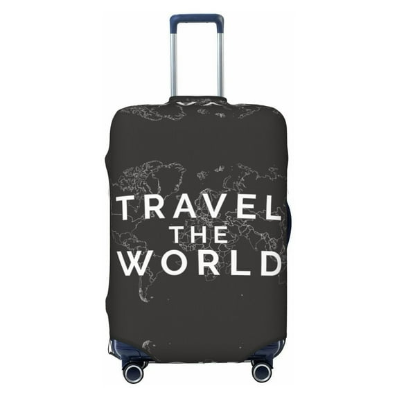 Travel Luggage Cover Protector - Travel The World1 Anti-Scratch Suitcase Covers Fits 18-32 Inch Luggage