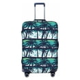 thumbnail image 1 of Travel Luggage Cover Protector - summer palm trees Anti-Scratch Suitcase Covers Fits 18-32 Inch Luggage, 1 of 5