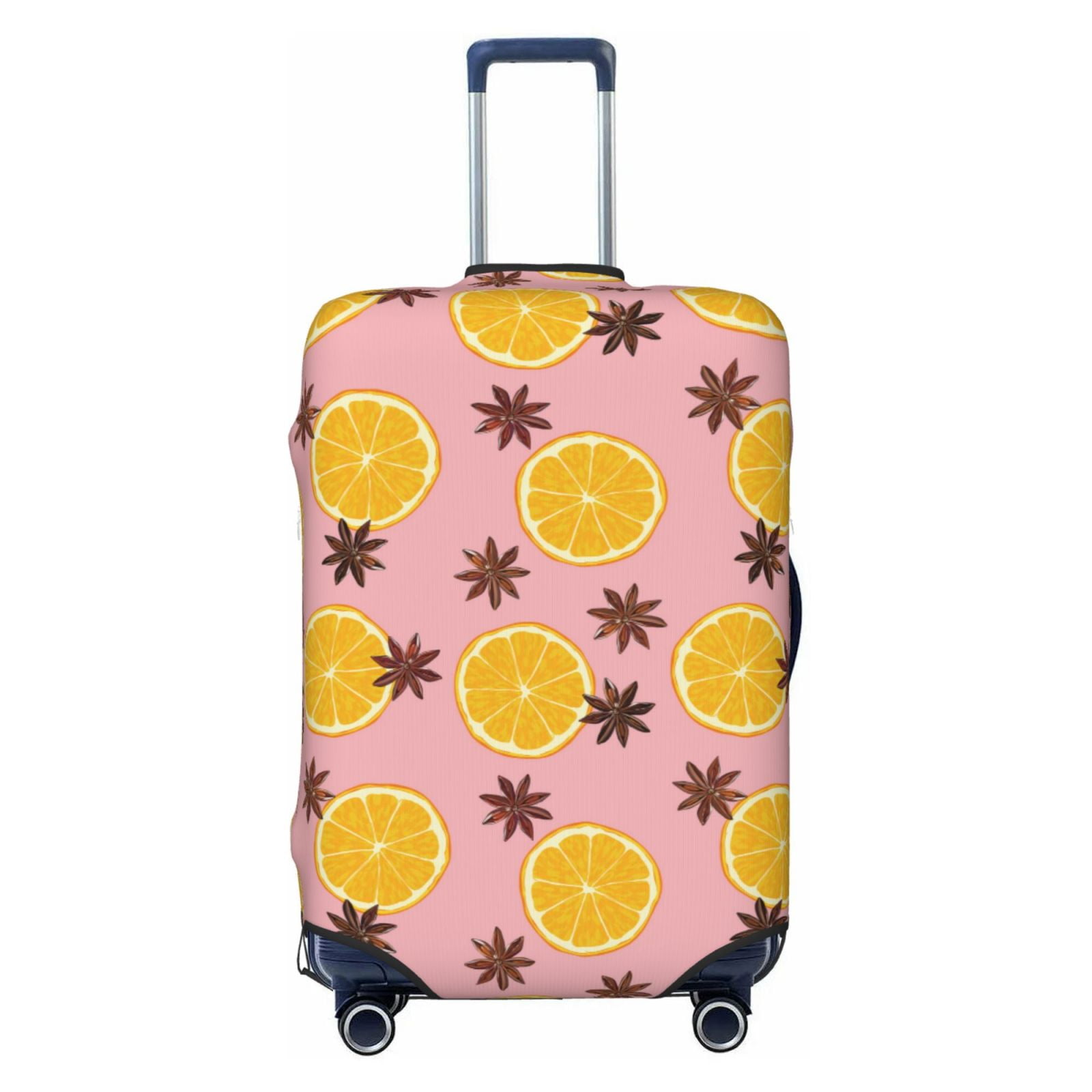 Travel Luggage Cover - Suitcase Covers For Luggage, Cute Orange No.1085 ...