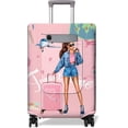thumbnail image 1 of Travel Luggage Cover Suitcase Girl Protector Storage Fits 18-32 Inch Luggage Flower Luggage Protector Wheel Covers Patterned Travel with Pocket Elastic Luggage Anti-scratch Suitcase Cover L, 1 of 6