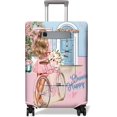 thumbnail image 1 of Travel Luggage Cover Suitcase Girl Protector Storage Fits 18-32 Inch Luggage Flower Luggage Protector Wheel Covers Patterned Travel with Pocket Elastic Luggage Anti-scratch Suitcase Cover M, 1 of 6