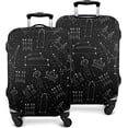 thumbnail image 1 of Travel Luggage Cover Suitcase Protector Fits 18-32 Inch Luggage Wheel Covers Patterned Travel Related Items Flower Luggage Protector Elastic Luggage Anti-scratch Suitcase Cover XL, 1 of 7