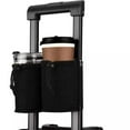 thumbnail image 1 of Travel Luggage Cup Holder Durable Free Hand Suitcase Drink Bag Travel Milk Tea Coffee Mugs Holder Fits All Suitcase Handles, 1 of 21