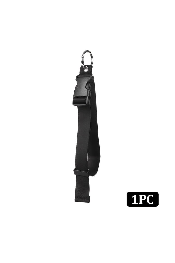 Travel Luggage Fixed Strap Backpack External Strap Portable Strap With Release Buckle Add-A-Bag Luggage Strap Belt Jacket Holder(One Size,Black)