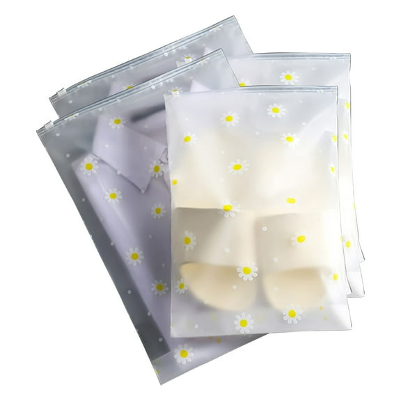 Travel Luggage Storage Bag with Zipper Waterproof Dustproof Sealed Bags 5pcs