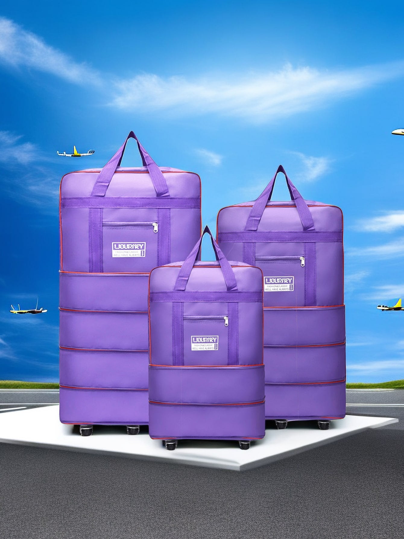 Travel Luggage Suitcase With Spinner Wheels And Expandable Large Capacity For International Flight 158cm Checked Baggage Storage Walmart