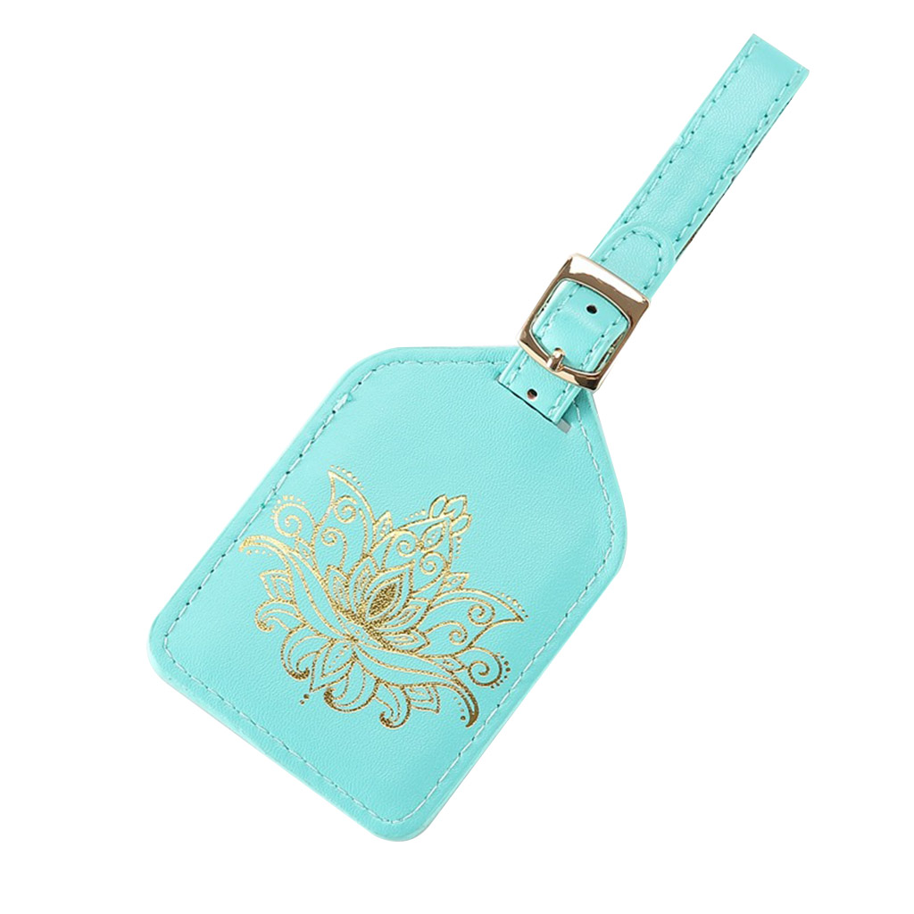 Travel Luggage Tag Name Phone Address Label Identifier PU Suitcase Tags