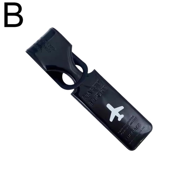 Travel Luggage Tag with Waterproof Plastic ID Holder Airplane Suitcase Bag Identifier, Easy-to-Write Name & Contact Info, Travel Accessory