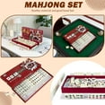 thumbnail image 1 of Travel Mahjong Set, Chinese Mahjong Set, Mahjong Tile Set, Mahjong Game Set, Equipped with 4 Stationary Tile Slots and 2 Dice, for Compact Entertainment on Business Trips, Holiday, 1 of 6