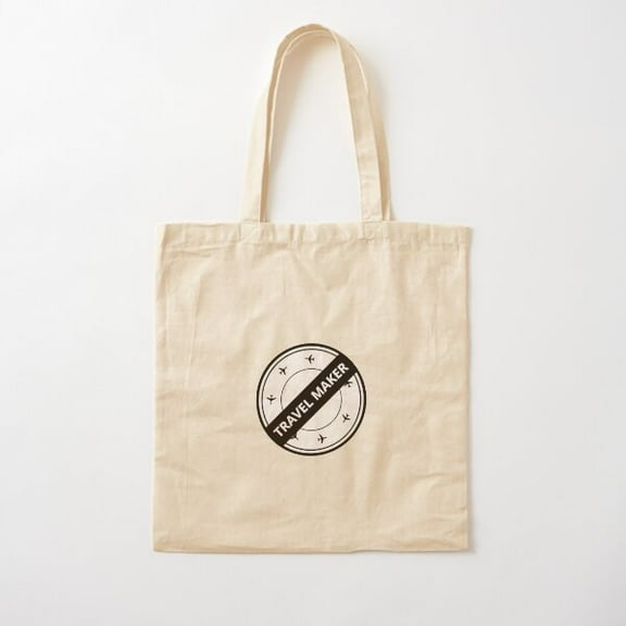 Travel Maker Cotton Tote Bag Canvas Tote Bag, Family Gift For Mother, Her