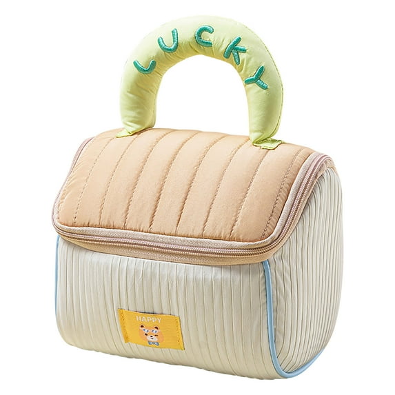 Travel Makeup Bag Cute Cartoon House Shaped Makeup Bag Large Capacity Portable Handheld Travel Cosmetic Bag Storage Organizer Travel Toiletry Bag