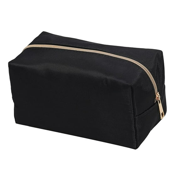 Travel Makeup Bag Lightweight Multifunctional Waterproof Portable Cosmetic Pouch Black