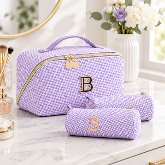 Travel Makeup Bag Organizer For