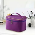 thumbnail image 1 of Travel Makeup Bag Organizer with Large Capacity - Cosmetic Toiletry Pouch for Women - Portable Wash Bag with Multiple Pockets for Skincare, Jewelry, and Accessories, 1 of 4