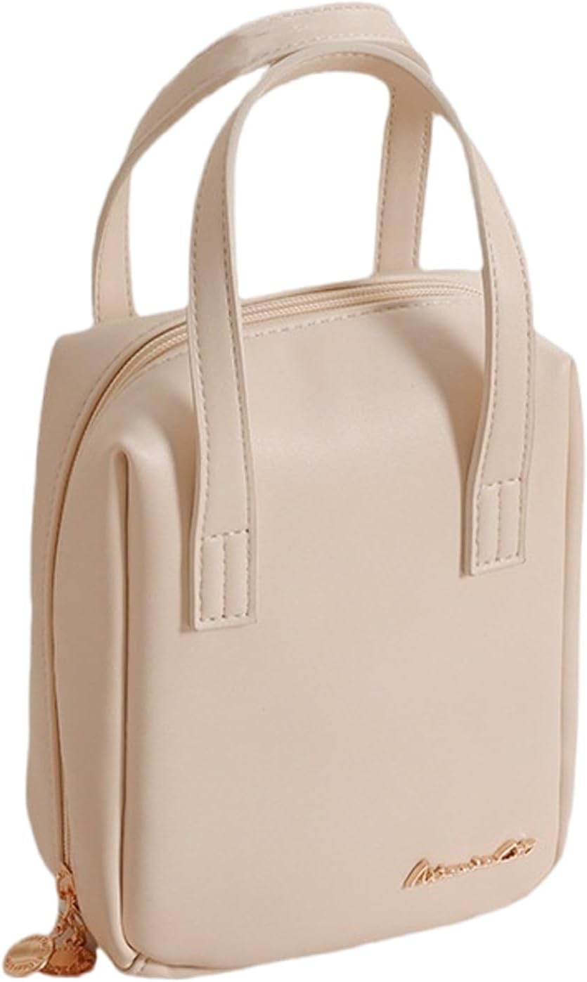 Travel Makeup Bag,Portable Large Capacity Hand Held Make Up Bag for