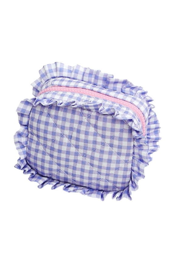 Travel Makeup Bag Set Stylish Quilted Cosmetic Pouch Organizer for Women and Girls Mini Storage Solution