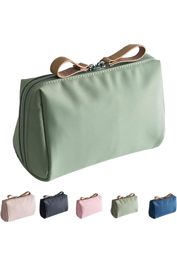 Travel Makeup Bag Small Cosmetic Organizer for Women Girls Portable Mini Purse Handy Pouch Toiletry Accessories