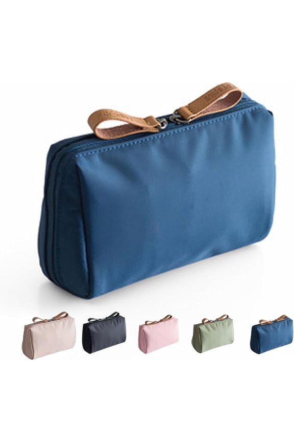 Travel Makeup Bag Small Cosmetic Organizer for Women Girls Portable Mini Purse Handy Pouch Toiletry Accessories