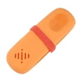 thumbnail image 1 of Travel Makeup Brush Holder, Make Up Organizer Bag Case, Cosmetic pouch,Toiletry Organizer, Silicon Small Makeup Brush Purse (Orange, 8''x3''), 1 of 6