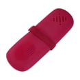 thumbnail image 1 of Travel Makeup Brush Holder, Make Up Organizer Bag Case, Cosmetic pouch,Toiletry Organizer, Silicon Small Makeup Brush Purse (Red, 8''x3''), 1 of 6