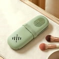 thumbnail image 1 of Travel Makeup Brush Holder Pouch, Silicone Cosmetic Organizer with Cleaning Panel for Dust-Proof Storage, 1 of 6