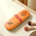 thumbnail image 1 of Travel Makeup Brush Holder Pouch, Silicone Cosmetic Organizer with Cleaning Panel for Dust-Proof Storage, 1 of 6