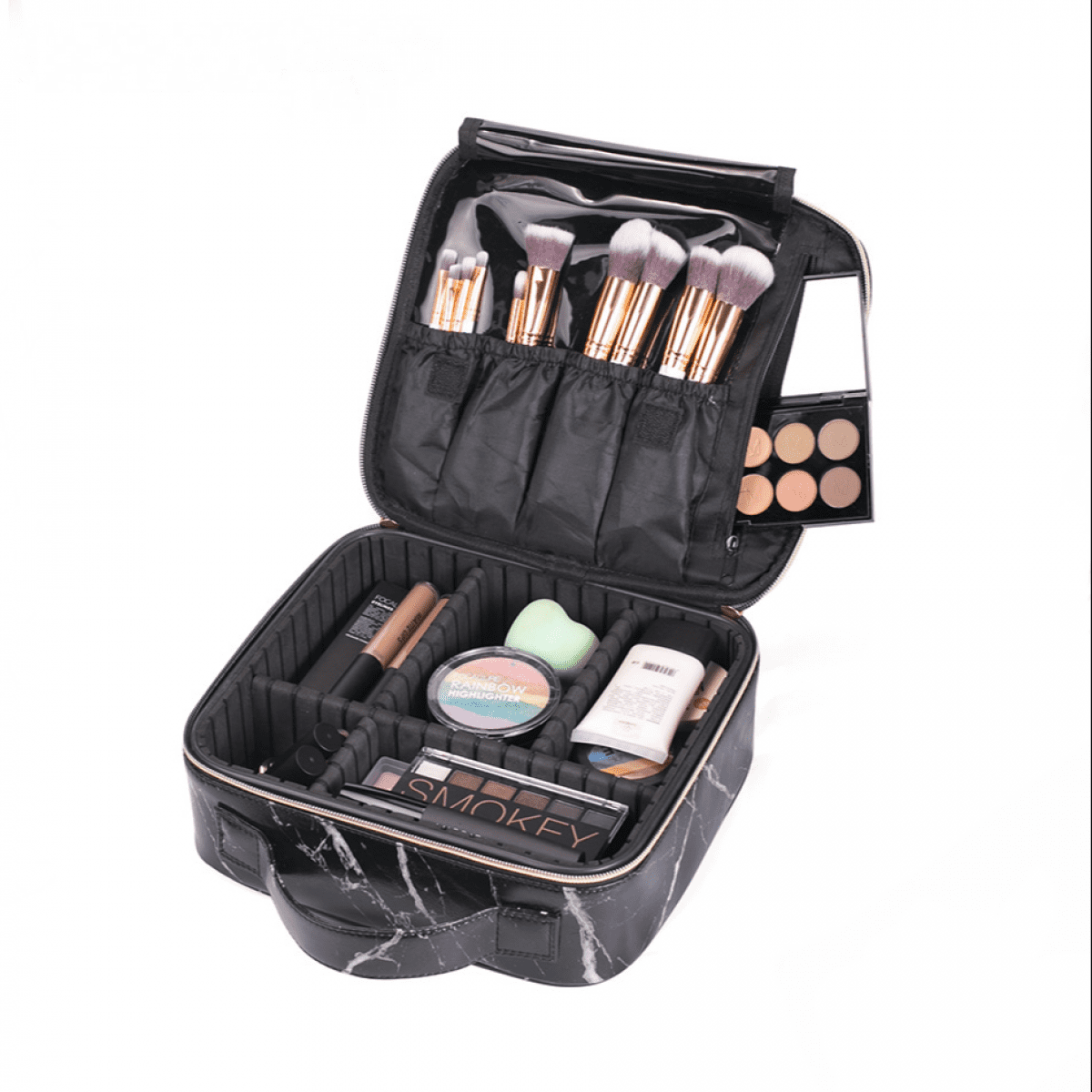 Travel Makeup Case Professional Cosmetic Train Cases Artist Storage Bag