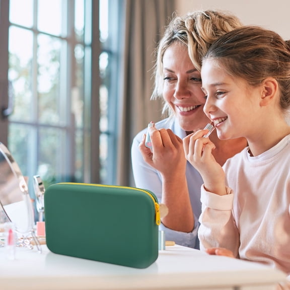 Travel Makeup Cosmetic Makeup Storage Pouch With Zipper Travel Portable Makeup Brush- Travel