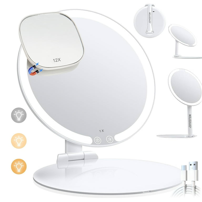 Fold up makeup mirror on sale
