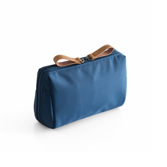 Travel Makeup Pouch Mini Cosmetic Bag Portable Toiletry Storage Case 17x11cm Multifunctional Organizer for Cosmetics Toiletries Cables Electronics Accessories Gift for Women Men Students Colleagues