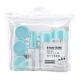 thumbnail image 1 of Travel Makeup Set 8 Piece Spray Bottle Dispenser Face Box Stick With Storage Bag, 1 of 9
