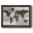 thumbnail image 1 of Travel Map Premium Framed Canvas- Ready to Hang, 1 of 1