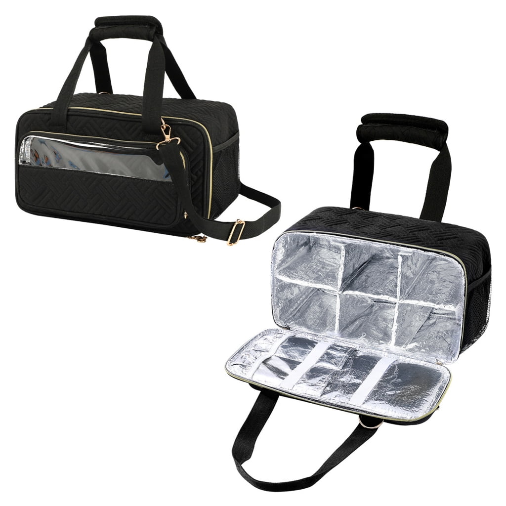 Travel Marker Organiser Bag Adjustable Shoulder Strap High Capacity Multilayer Brush Pen Carrying Case for Painting Tool