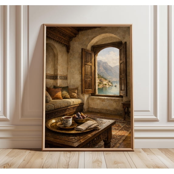 Travel Mediterranean Ottoman Interior Coastal Window View Historic ...
