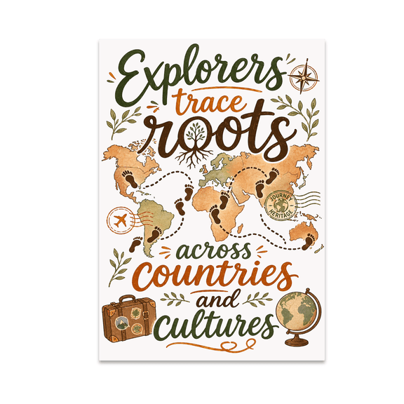 Travel Memories Wall Art - Heritage Tourist - 13x19 Glossy Poster Print