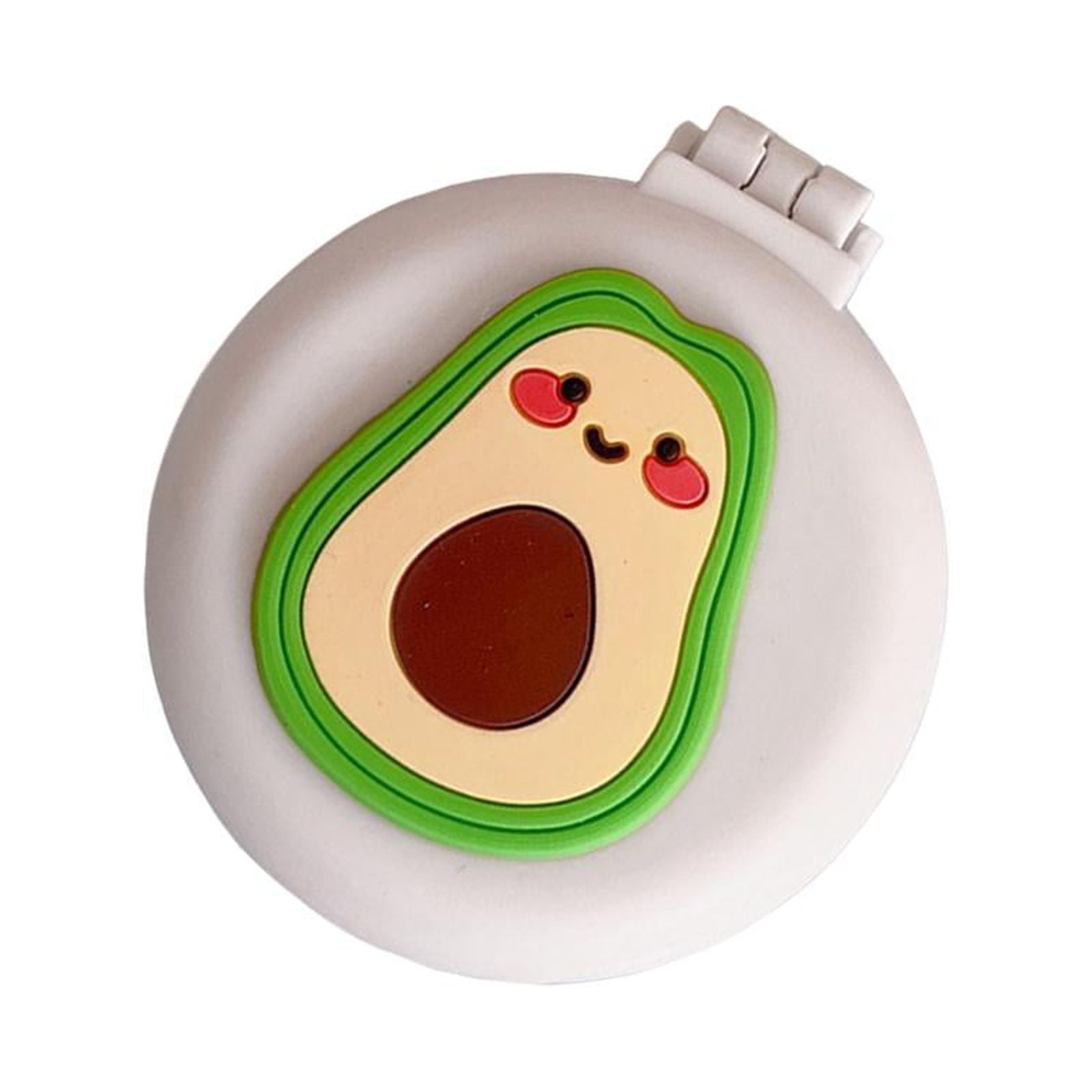 Travel Mirror Hair Brushes, Small Mirror with Brush, Pocket Comb, Round