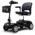 thumbnail image 1 of Travel Mobility Scooter, Heavy Duty Electric Scooters with 4 Anti-Tip Wheels, Compact Lightweight Mobility Scooters for Senior Adults Elderly, Foldable Mobility Scooter, Holds 300lbs, Black, 1 of 13