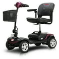 thumbnail image 1 of Travel Mobility Scooter, Heavy Duty Electric Scooters with 4 Anti-Tip Wheels, Compact Lightweight Mobility Scooters for Senior Adults Elderly, Foldable Mobility Scooter, Holds 300lbs, Plum, 1 of 14