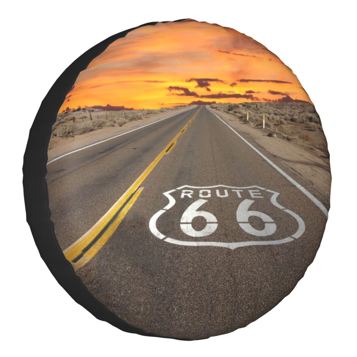 Travel Motorcycle Ride The Historic Spare Wheel Tire Cover for USA