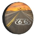 Travel Motorcycle Ride The Historic Spare Wheel Tire Cover for USA