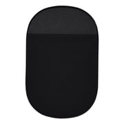 Incipio Stick-on Mouse Sleeve, Adhesive Laptop Mouse Holder with Stretch Fabric Pocket for Wireless Mouse and Accessories, Black